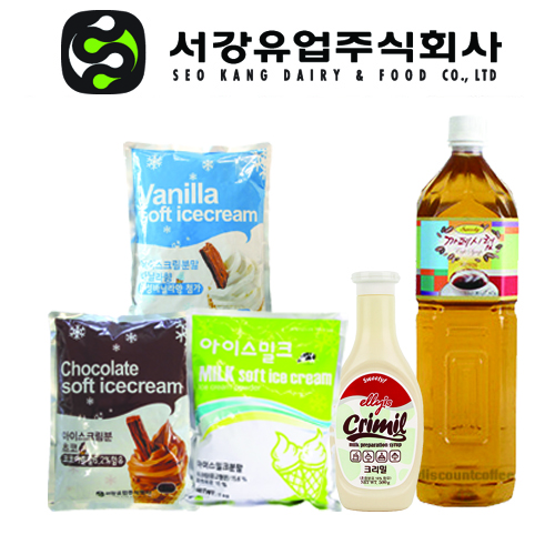 서강 소프트아이스크림 바닐라/밀크/초코 분말